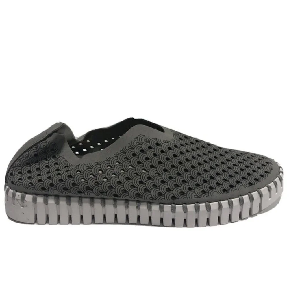 Ilse Jacobsen Women’s Tulip Slip-On Shoes Grey Size EU40 M US10